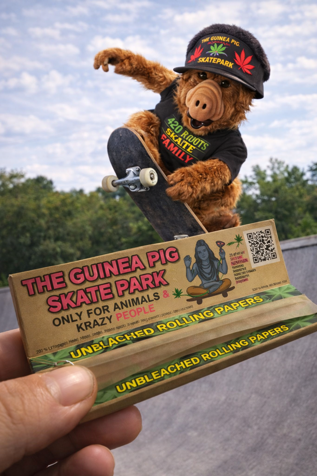 The Guinea Pig Skate Park Rolling Papers